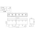 Enchufe de bloques de terminal de plug-in de 7.62 mm con conector sellado de pin recto macho y hembra